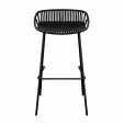Tabouret de bar Kick Garden Rio - Noir