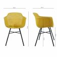 Chaise d’extérieur Kick Indy - Jaune