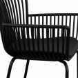 Chaise d’extérieur Kick Otis - Noir