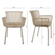 Chaise d’extérieur Kick Otis - Beige