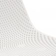 Ensemble de 4 Chaise d’extérieur Kick Sol - Blanc