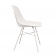 Ensemble de 4 Chaise d’extérieur Kick Sol - Blanc