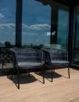 Chaise de jardin Kick lounge Kyra - Anthracite