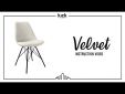 Kick Velvet Bucket Chair - Instruction video