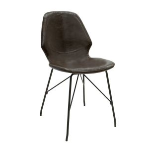 Chaise de salle à manger Kick Liam - Brun