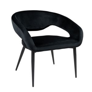 Fauteuil Kick Lenn - Velvet Noir