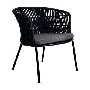 Chaise de jardin Kick lounge Kyra - Anthracite