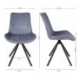 Chaise de salle à manger Kick Bodi - Blue