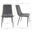 Chaise de salle à manger Kick Saar - Gris