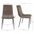 Chaise de salle à manger Kick Saar - Taupe