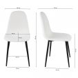 Chaise de salle à manger Kick Mees - Blanc
