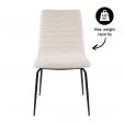 Chaise de salle à manger Kick Saar - Crème
