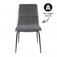 Chaise de salle à manger Kick Saar - Gris
