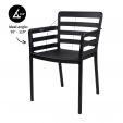 Chaise de jardin Kick Marc - Noir
