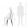 Chaise de salle à manger Kick Mees - Blanc
