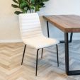 Chaise de salle à manger Kick Saar - Crème