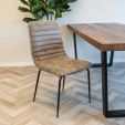 Chaise de salle à manger Kick Saar - Taupe