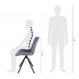 Chaise de salle à manger Kick Bodi - Blue