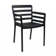 Chaise de jardin Kick Marc - Noir