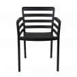 Chaise de jardin Kick Marc - Noir