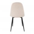 Chaise de salle à manger Kick Mee - Beige