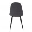 Chaise de salle à manger Kick Mees - Gris foncé
