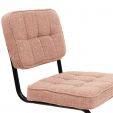 Chaise tubulaire Kick Yves - Rose