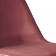 Chaise scandinave Kick Velvet - Rose