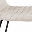 Chaise de salle à manger Kick Saar - Crème