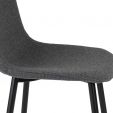 Chaise de salle à manger Kick Mees - Gris foncé