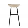 Tabouret de bar Kick Finn Bas - Champagne