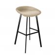 Tabouret de bar Kick Finn Bas - Champagne