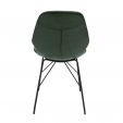 Chaise de salle à manger Kick Liam - Vert foncé