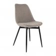 Chaise scandinave Kick Dani - Gris