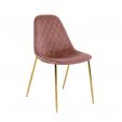 Chaise Design Kick Tara Rose - Cadre Or