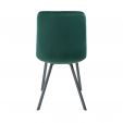 Chaise salle à manger Kick Monz - Vert Foncé