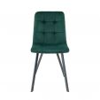 Chaise salle à manger Kick Monz - Vert Foncé