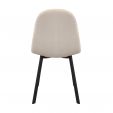 Chaise de salle à manger Kick Ted - Crème
