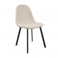 Chaise de salle à manger Kick Ted - Crème
