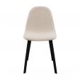 Chaise de salle à manger Kick Ted - Crème