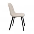 Chaise de salle à manger Kick Ted - Crème