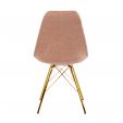 Chaise scandinave Kick Jens Rose - Cadre Or