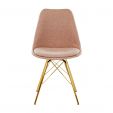 Chaise scandinave Kick Jens Rose - Cadre Or