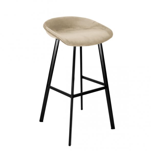 Tabouret de bar Kick Finn Bas - Champagne