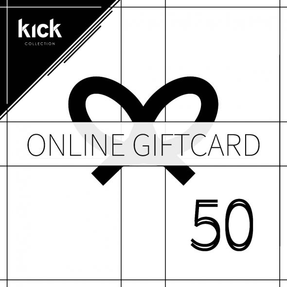 Carte cadeau en ligne Kick - 50