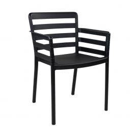 Chaise de jardin Kick Marc - Noir